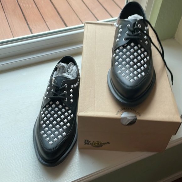 Dr. Martens Willis Studded Creepers in Black - Picture 1 of 10